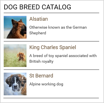 Content List Styled